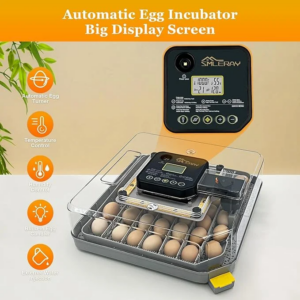 48-Egg Incubator for Hatching Chicken, Duck, Quail & Parrot Eggs