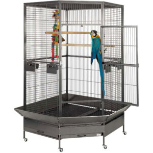 Raleigh Large Solid Top Corner Parrot Cage – Liberta 2nd Edition for Sale