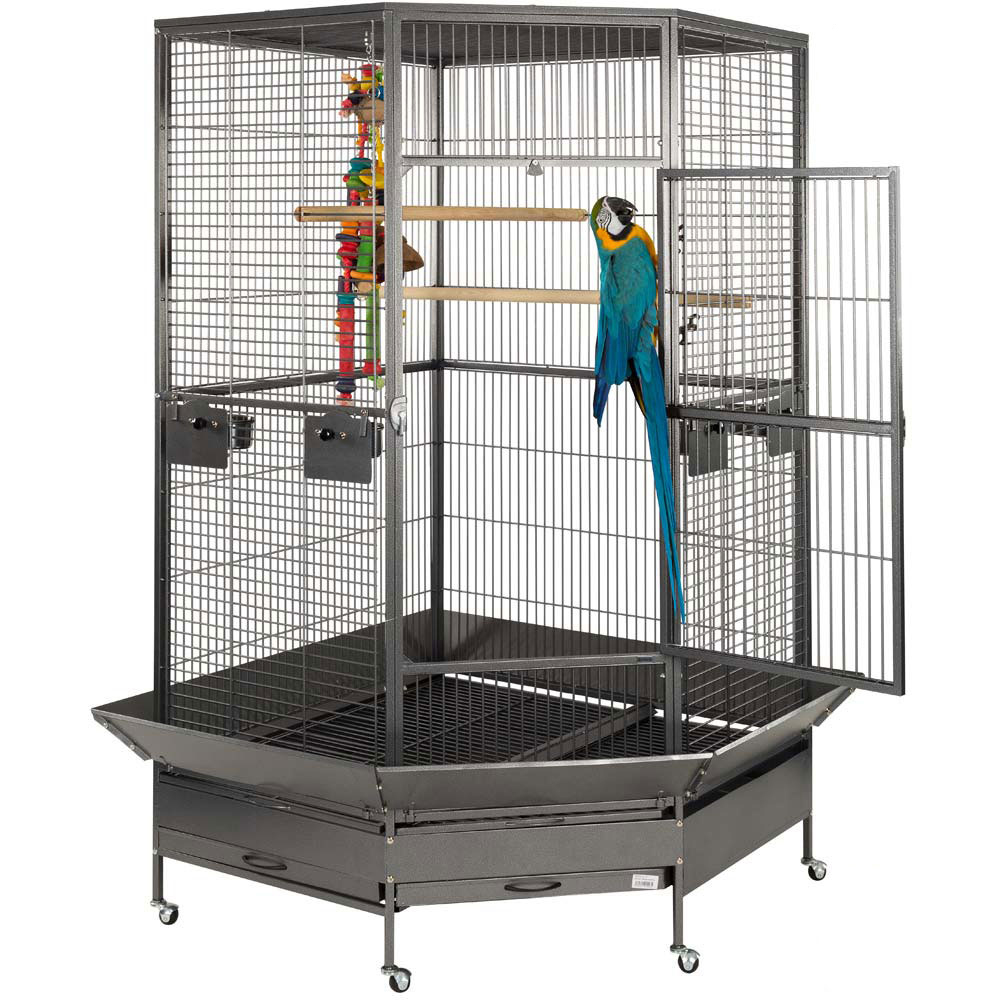 Raleigh Large Solid Top Corner Parrot Cage – Liberta 2nd Edition for Sale